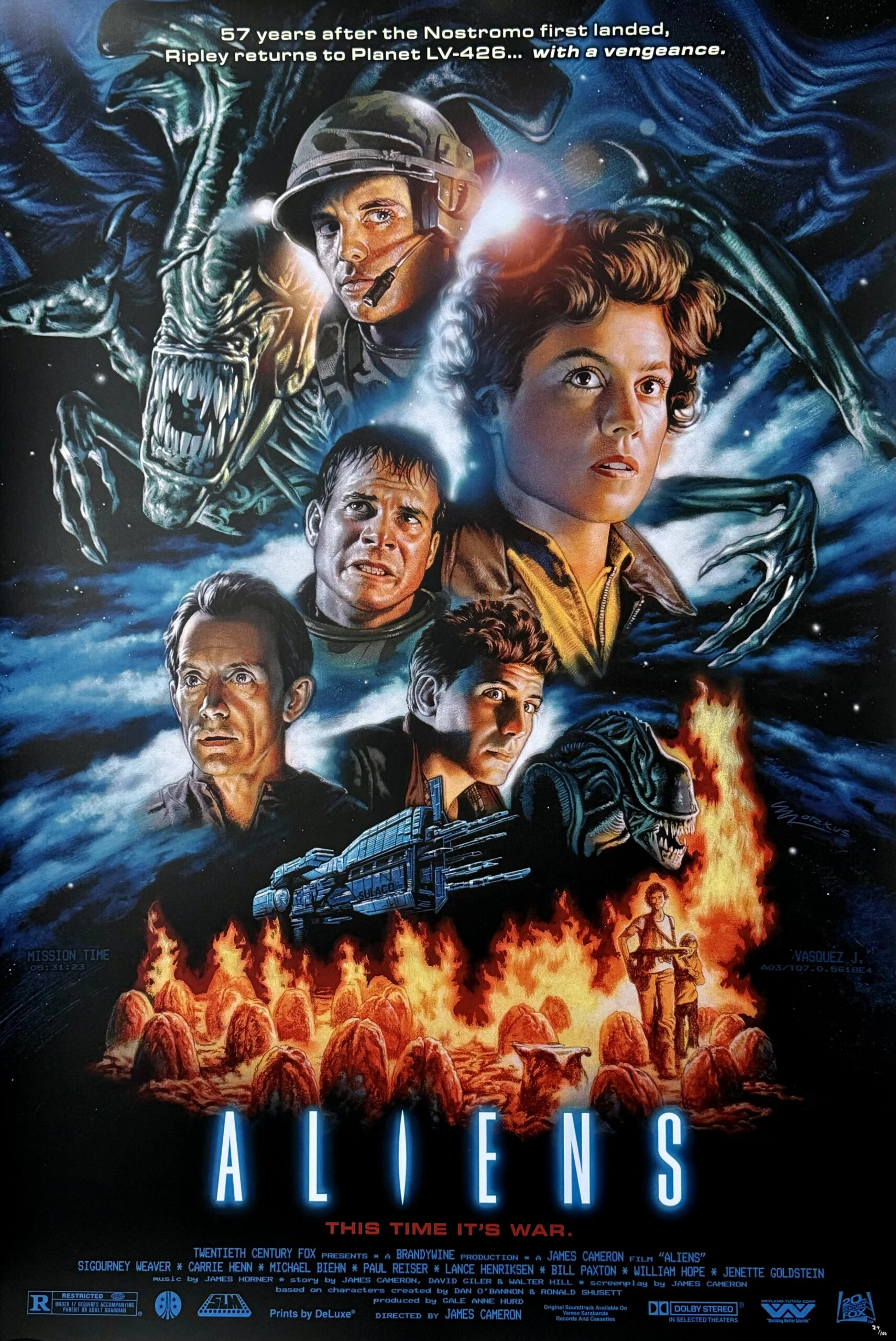 Poster for Aliens (1986)